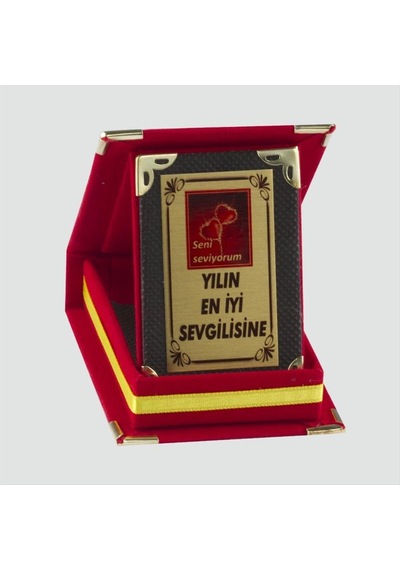 Yılın En İyi Csmtex - 69 Sevgilisine Plaketi-kırmızı Çok Renkli