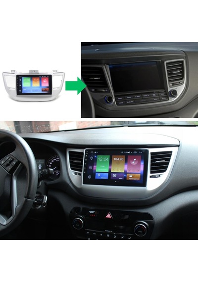 Hyundai Tucson Android Multimedya Sistemi 4-64 Clarion 2015-2017 9"