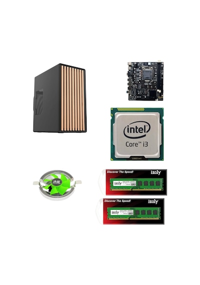 EFS EFSOFFICE0003-1 i3-3210 16 GB 256 GB SSD Free Dos Masaüstü Bilgisayar