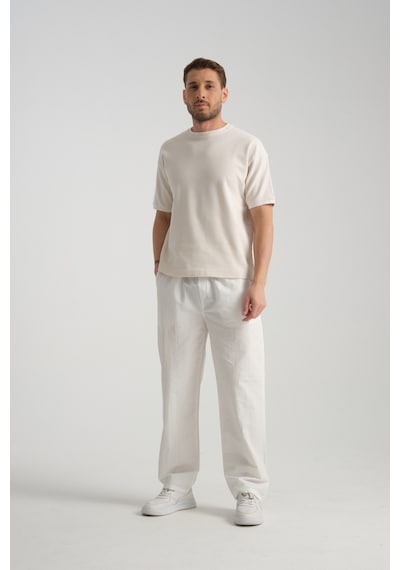 Redline Era Baggy Fit Yazlık Rahat İnce Pantolon Beyaz
