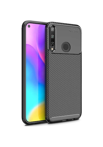 Huawei P40 Lite E Kilif Karbon Silikon Case 433131150