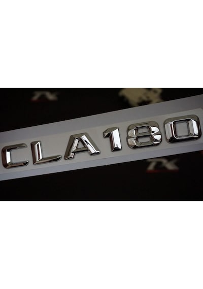Cla180 Bagaj Uyumlu Krom Metal 3m 3d Yazı Logo