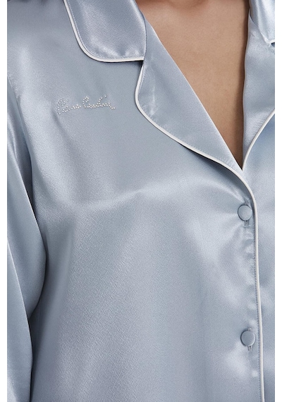 Pierre Cardin Saten Pijama Takımı 1200 Mist 001
