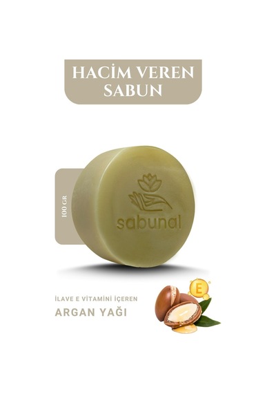 Sabunal Argan Yağı Sabunu 4 Adet - Parlak ve Hacimli Saçlar İçin Doğal Sabun