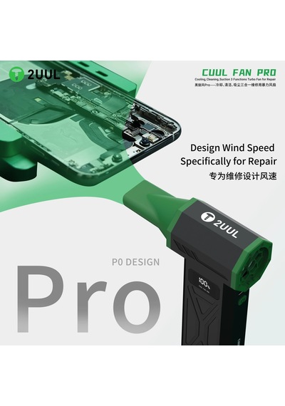 2uul Da970 Cuul Fan Pro Çok Fonksiyonlu Turbo Fan Üfleme + Vakum + Temizlik