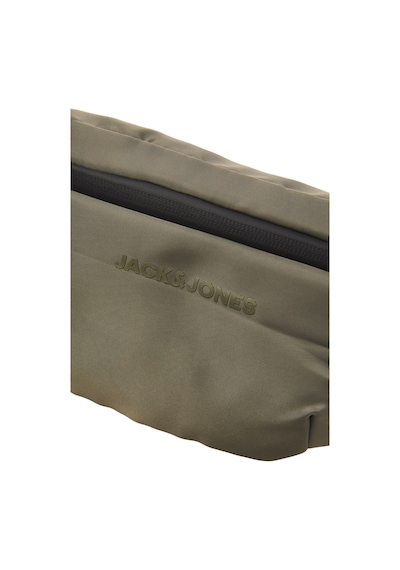 Jack & Jones Erkek Jacoakland Logo Detaylı Bel Çantası 12253238 Haki