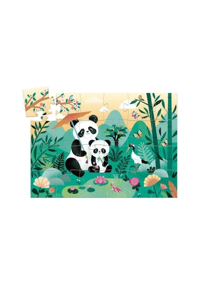 Djeco Dekoratif Puzzle 24 Parça / Leo The Panda