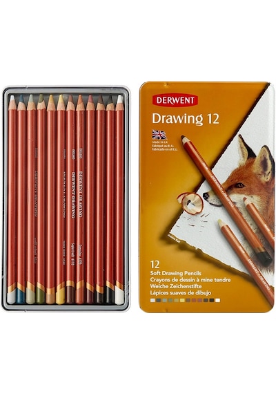 Derwent Drawing 12'li Çizim Kalemi Seti Dw0700671