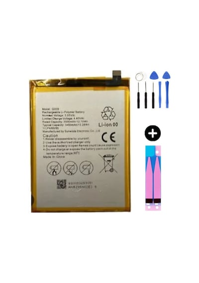 General Mobile Gm 9 Plus Uyumlu Güçlendirilmiş İthal Pil + Montaj Seti