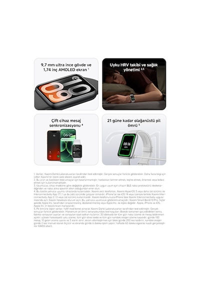 Xiaomi Smart Band 10 Pro Akıllı Bileklik