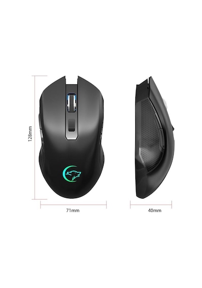 Valkyrie 6 Tuşlu Şarjlı Sessiz 2400Dpı Kablosuz Gaming Mouse