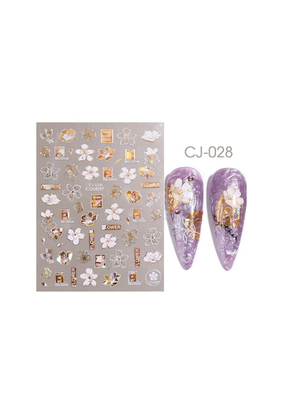 3d Kabartmalı Cj028 Tırnak Stıcker