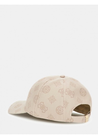 Guess Şakayık Baskılı Tamamı Beyzbol Kadın Krem Şapka Aw5502pol01-sto Krem