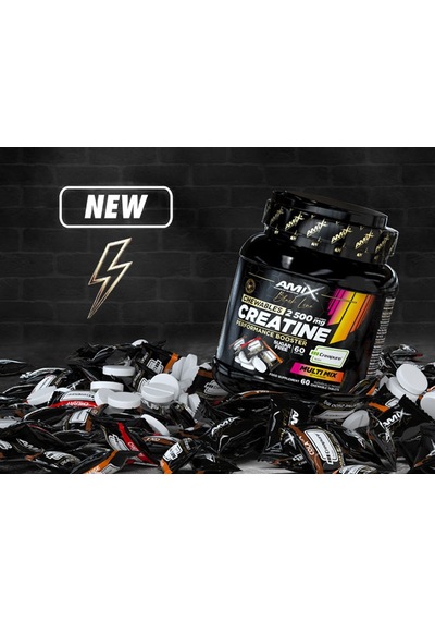 Amix Black Line Creatine Creapure 2500mg 60 Chewable Tabs Zero Su