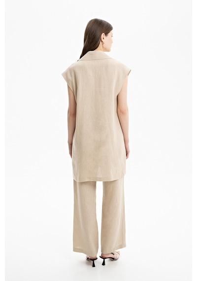 Aker 24ss09084111 Küçük Beden Yelek 24ss09084111 038 Camel Camel