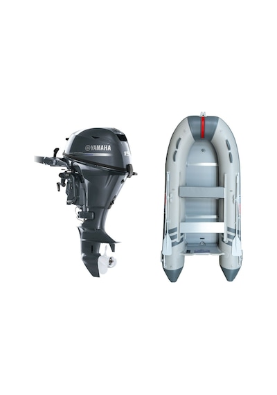 Marinport 4.30 Ahşap Taban Şişme Bot + Yamaha 15 Hp Deniz Motoru