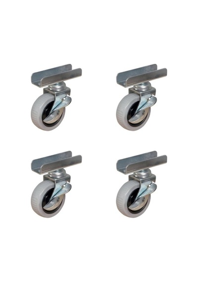 Furç Uzun-sunta Bilyalı Teker Frenli - 20x50 - Gri - 18mm Hks185 - 4 Adet Hmngoxxtptprp Diğer