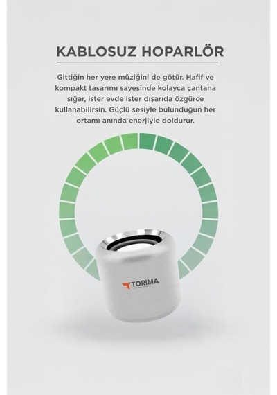 Bluetooth Hoparlör Taşınabilir Speaker D12 Gümüş Kablosuz Cihaz Müzik Ses Cihazı