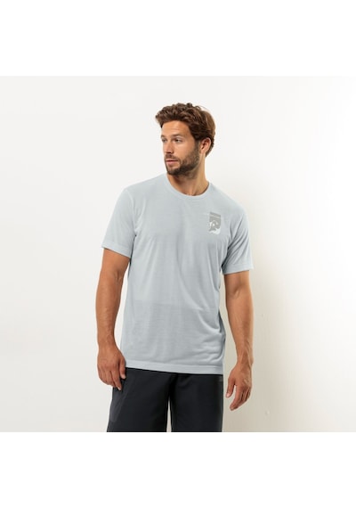 Jack Wolfskin Vonnan S/s Outdoor Tişört Gri Gri