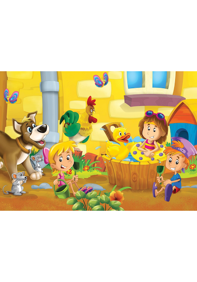 Yappuzz Havuz Keyfi 25 Parça Çoçuk Puzzle