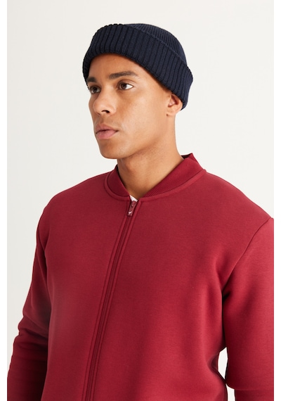 AC&Co / Altınyıldız Classics Erkek Bordo Standart Fit Normal Kesim İçi Polarlı Kolej Yaka Pamuklu Sweatshirt Bordo AC&Co / Altınyıldız Classics Erkek Bordo Standart Fit Normal Kesim İçi Polarlı Kolej Yaka Pamuklu Sweatshirt Bordo