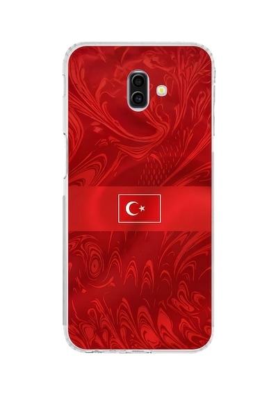 Samsung Galaxy J6 Plus Uyumlu Türk Milli Takım Desenli Forma Baskılı Silikon Kılıf Renkli