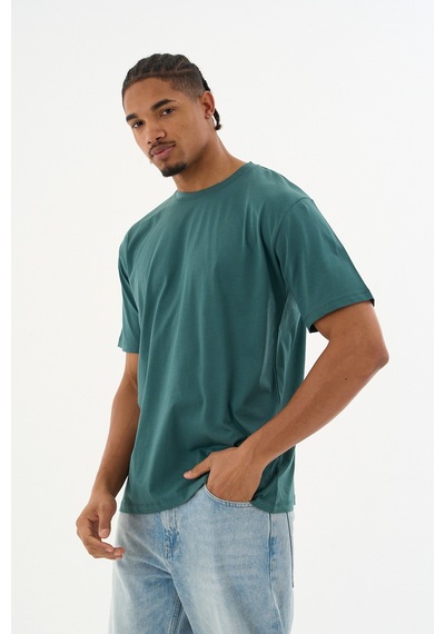 Dechers Erkek %100 Organik Pamuklu Yumuşak Dokulu Comfort Fit Bisiklet Yakalı T-shirt E222 Koyu Yeşil Dechers Erkek %100 Organik Pamuklu Yumuşak Dokulu Comfort Fit Bisiklet Yakalı T-shirt E222 Koyu Yeşil