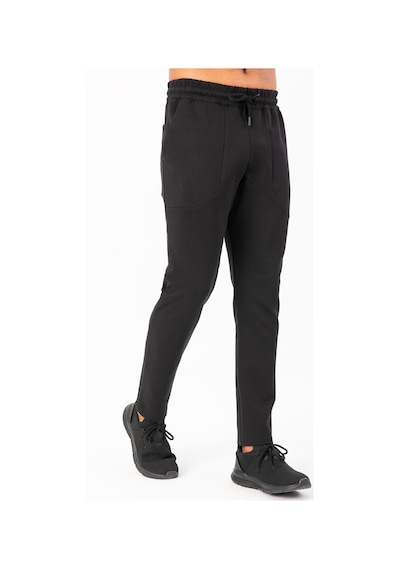 Maraton Sportswear Regular Erkek Dar Paça Basic Siyah Eşofman Altı 22480 Siyah - Siyah