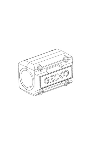 Motosiklet Koruma Demiri Takozu Gecko Universal Kare 100 Mm 2 Li Farklı Renklerde Mevcut