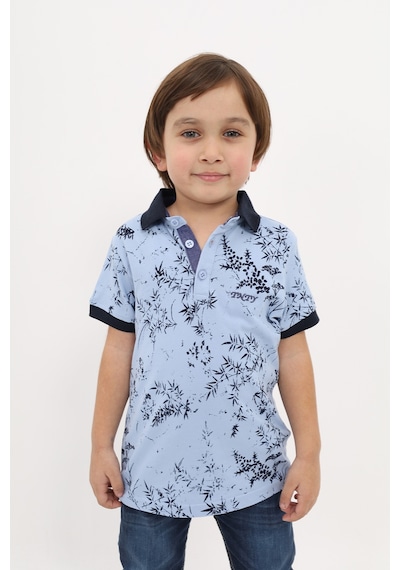 Toontoy Kids Toontoy Erkek Çocuk Desenli Tişört Mavi