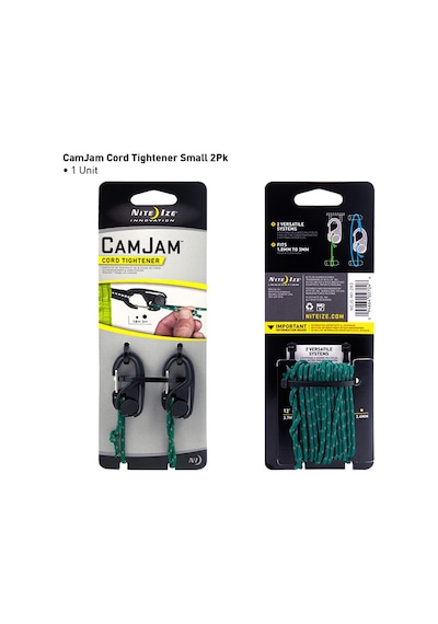 Nite Ize Camjam Kordonlu Küçük Sabitleyici /Germe Ipi 2Li - 370Cm Çok Renkli