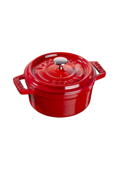 Staub Mini Cocotte, İndüksiyonlu, Dökme Demir, Kiraz Kırmızısı, 1 Diğer