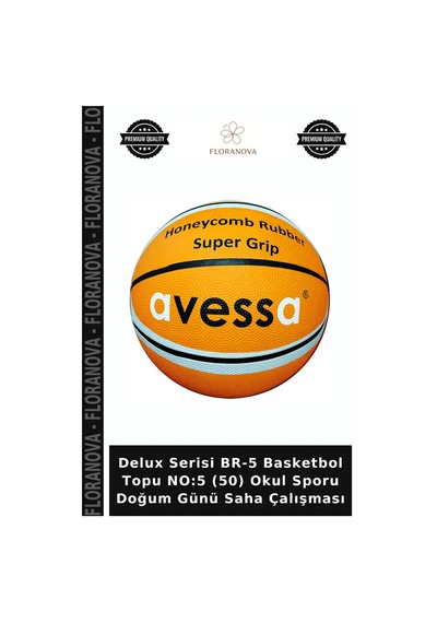 Delux Serisi Br-5 Basketbol Topu No:5 50 Okul Sporu Doğum Günü Saha Çalışması
