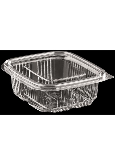Kullan At Plastik Kilitli Şeffaf Düz Kapaklı Gıda Sakalam Kabı Sızdırmaz Kap 50 x 250 G