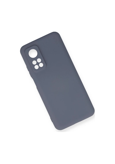 Newface - 516 - Xiaomi Mi 10t Kılıf Nano İçi Kadife Silikon - Edntrend - - Gri