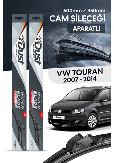Volkswagen Touran 2007-2014 Uyumlu Silecek Takımı 600mm/450mm S11-l