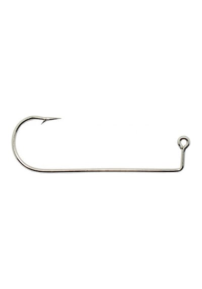 Youvella 2508 Jig Head İğnesi Delikli Extra Uzun 100'lü Kutu Nikel 2/0