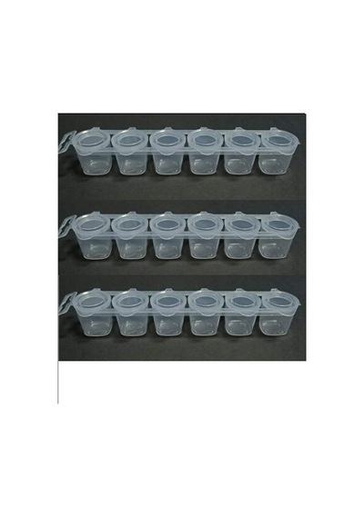 2 Adet Boş Boya Kutusu 6ad 10ml