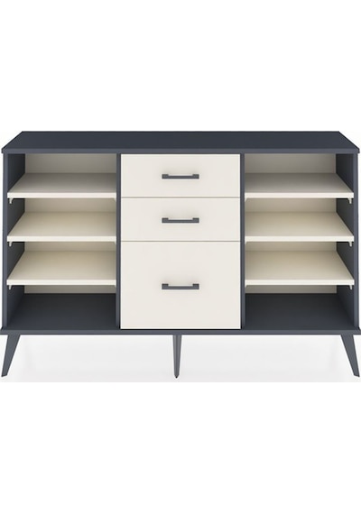 Arges Konsol 6 Raflı 3 Çekmeceli 132x30x83 Antrasit-aytaşı/aytaşı Aytaşı/aytaşı Arges Konsol 6 Raflı 3 Çekmeceli 132x30x83 Antrasit-aytaşı/aytaşı Aytaşı/aytaşı