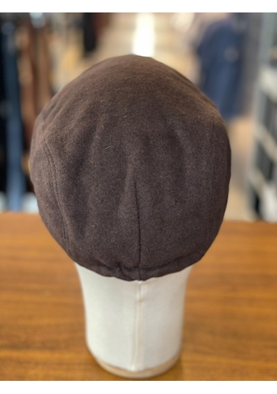 Hamze İngiliz London Model Kaşe Kumaş Kasket Şapka Kahverengi