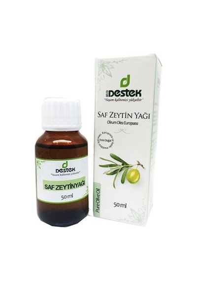 Destek Saf Zeytin Yağı Soğuk Pres Aromatik Yağ 50 ML