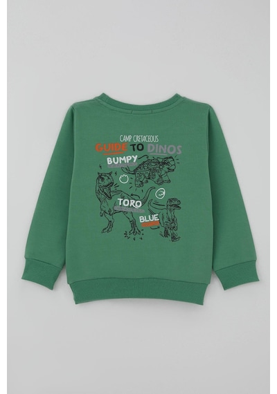 Breeze Erkek Çocuk Eşofman Takımı Dinozor Kampı Sırt Baskı Detaylı 2-6 Yaş, Mint Yeşili Breeze Erkek Çocuk Eşofman Takımı Dinozor Kampı Sırt Baskı Detaylı 2-6 Yaş, Mint Yeşili