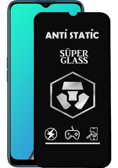 Oppo A9 2020 Tam Kaplayan Anti Statik Dayanıklı Süper Cam Ekran Koruyucu