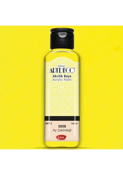 Akrilik Boya 140 Ml Renk Seçmeli Pastel Renkler Turuncu