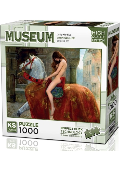 Ks Games 1000 Parça Leydi Godiva Puzzle