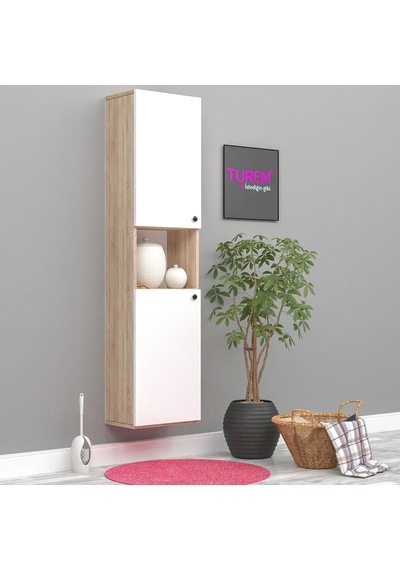 Havai Çok Amaçlı Banyo Dolabı Mdf Siyah Havai Çok Amaçlı Banyo Dolabı Mdf Siyah