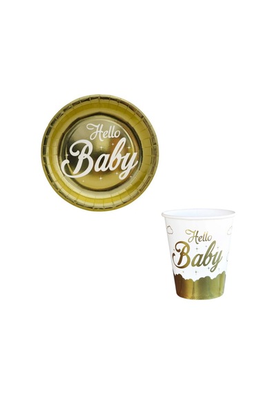 Hello Baby Metalize Set 6 Kişilik