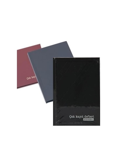 Bayındır Çek Kayıt Defteri 120 Yaprak 1.hamur 70gr./m2 12x17 Cm