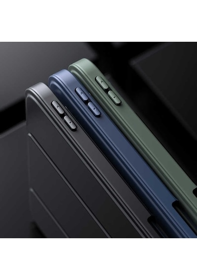 Apple Uyumlu iPad  7 . Nesil 10.2 Kılıf Wlons Kalem Bölmeli Case A2197 A21