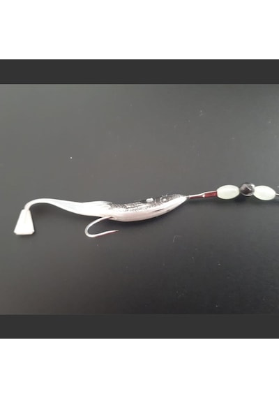 Levrek Lüfer Avcısı Çelik Telli Silikon Balık 6,5 Cm